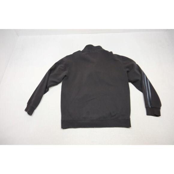 Adidas Fleece Track Jacket Full Zip Performance Athletic Black Mens Sz XL - Picture 9 of 9
